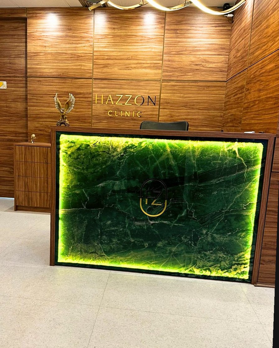 Recepção da Hazzon Clinic
